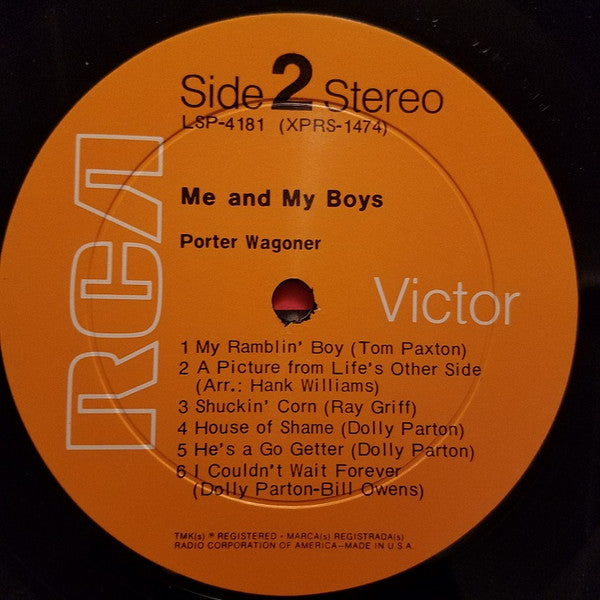 Porter Wagoner - Me And My Boys - LP