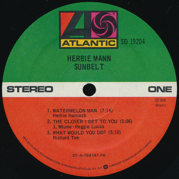 Herbie Mann - Sunbelt - LP