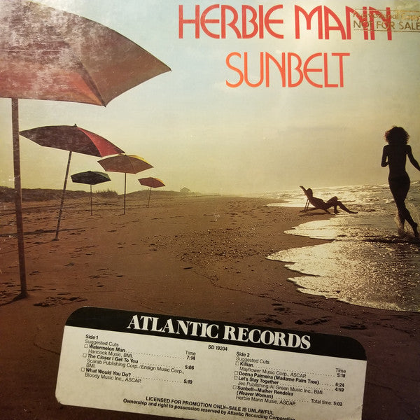 Herbie Mann - Sunbelt - LP