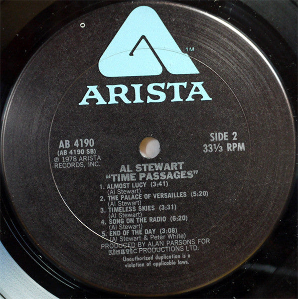 Al Stewart - Time Passages - LP