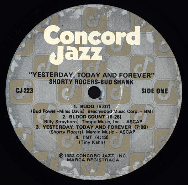 Shorty Rogers / Bud Shank - Yesterday, Today And Forever - LP