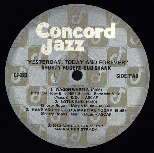 Shorty Rogers / Bud Shank - Yesterday, Today And Forever - LP