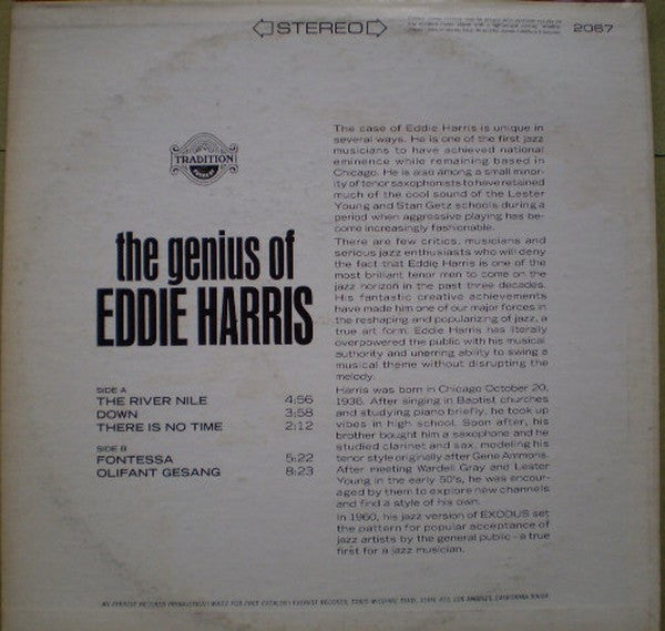 Eddie Harris - The Genius Of - LP