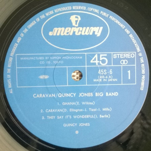 Quincy Jones Big Band* - Caravan - LP