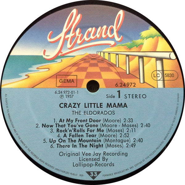 The El Dorados Guest Artist: The Magnificents  - Crazy Little Mama - LP