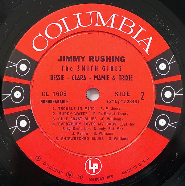 Jimmy Rushing And The Smith Girls - Bessie - Clara - Mamie & Trixie (The Songs They Made Famous) - LP