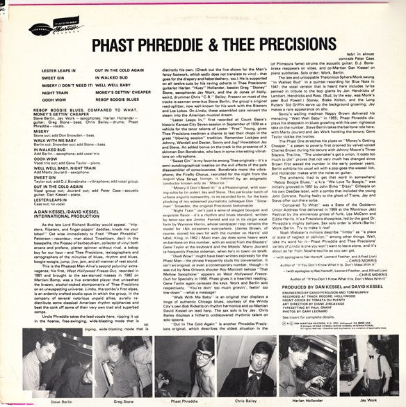Phast Phreddie & Thee Precisions - Limbo - LP