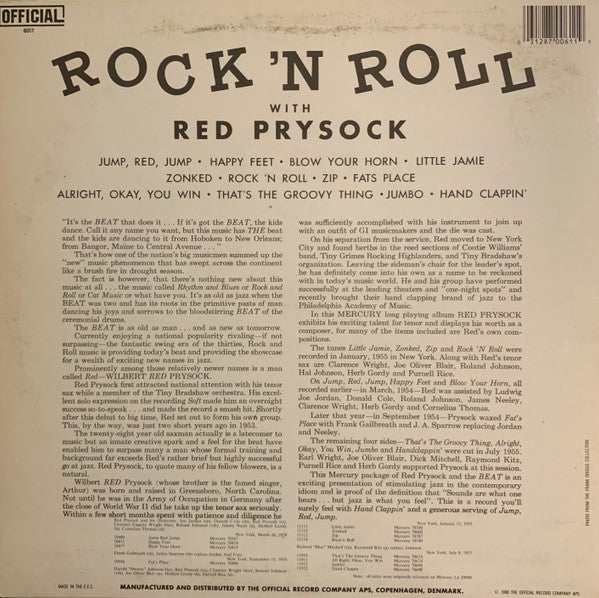 Red Prysock - Rock 'N Roll - LP