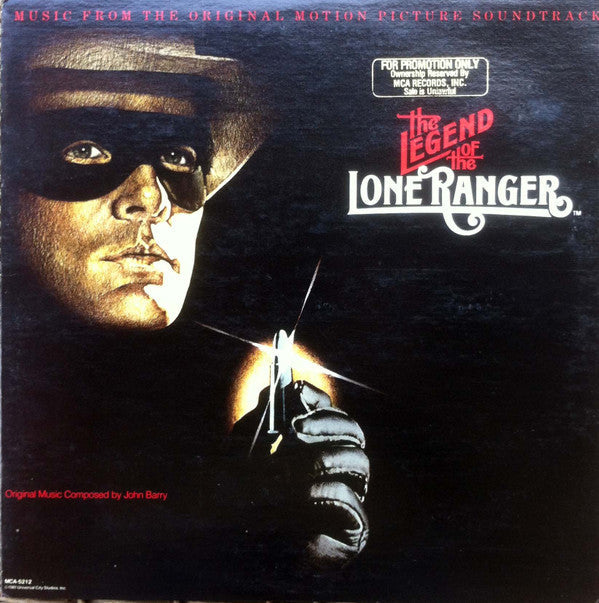 John Barry - The Legend Of The Lone Ranger (Music From The Original Motion Picture Soundtrack) - LP