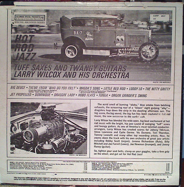 Larry Wilcox - Tuff Saxes And Twangy Guitars - LP