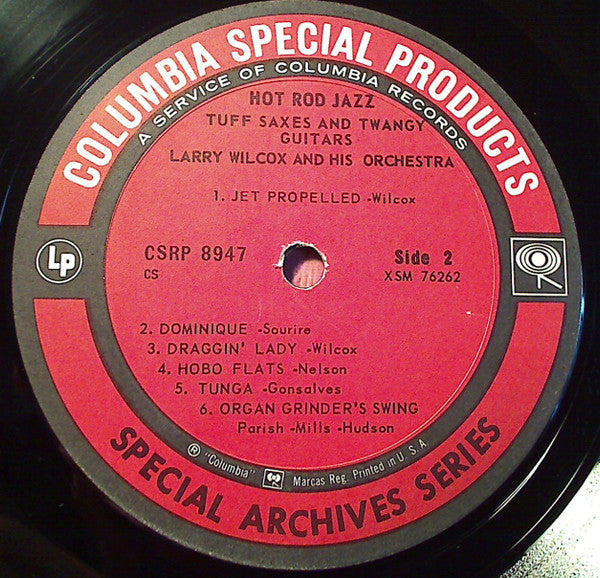 Larry Wilcox - Tuff Saxes And Twangy Guitars - LP