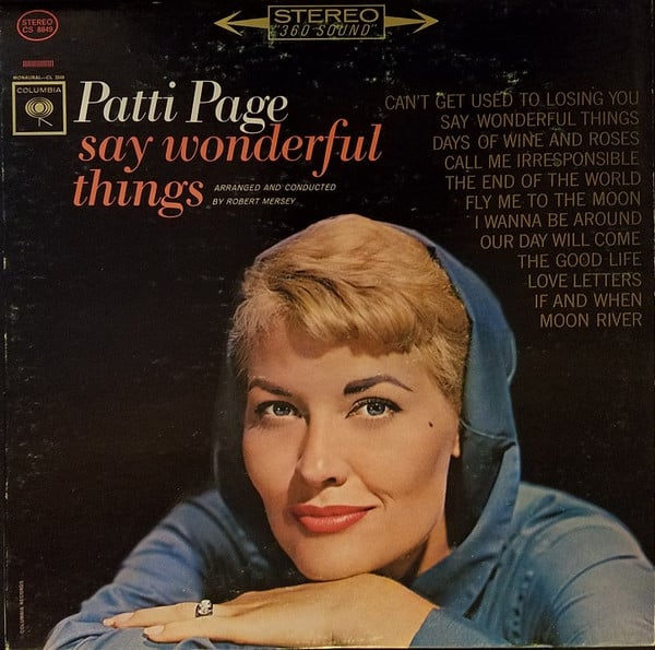 Patti Page - Say Wonderful Things - LP