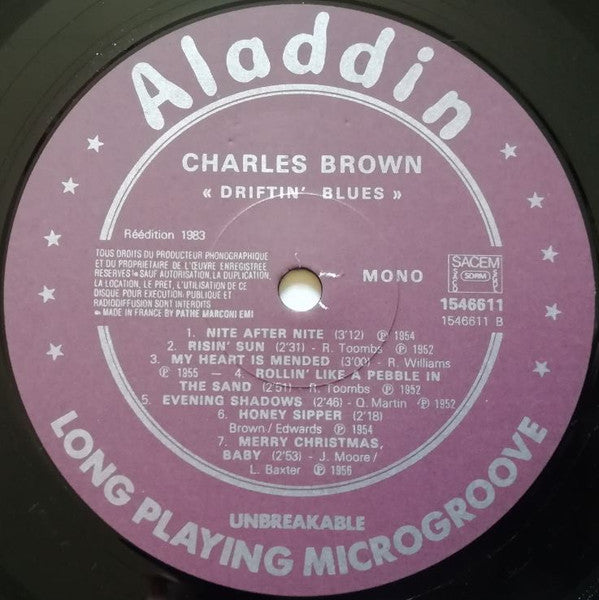 Charles Brown - Drifting Blues - LP