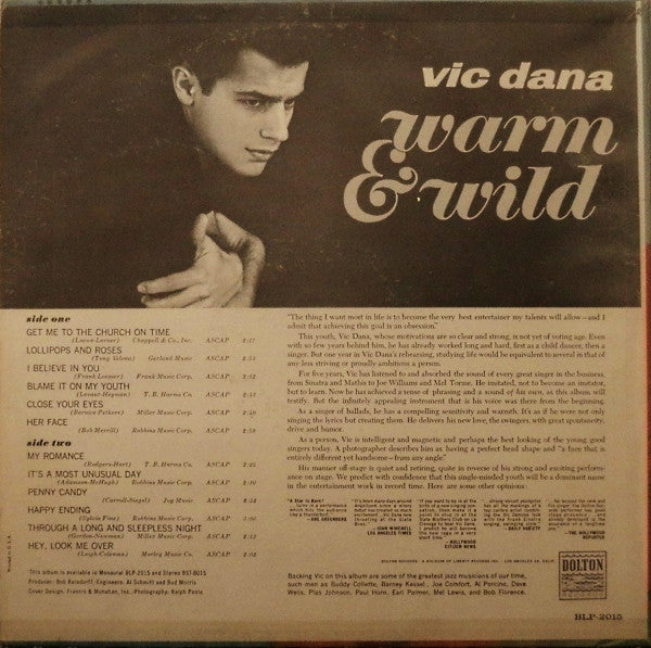 Vic Dana - Warm & Wild - LP