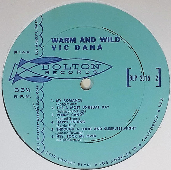 Vic Dana - Warm & Wild - LP