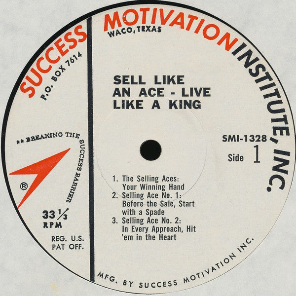 John Wolfe  - Sell Like An Ace...Live Like A King - LP