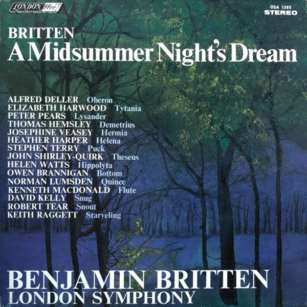 Benjamin Britten, London Symphony* - A Midsummer Night's Dream - LP