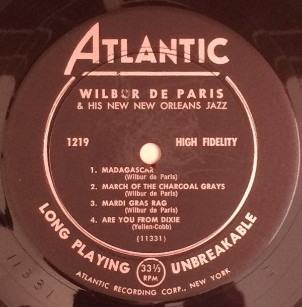 Wilbur De Paris And His New New Orleans Jazz - Wilbur De Paris And His New New Orleans Jazz - LP