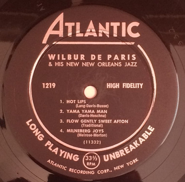 Wilbur De Paris And His New New Orleans Jazz - Wilbur De Paris And His New New Orleans Jazz - LP