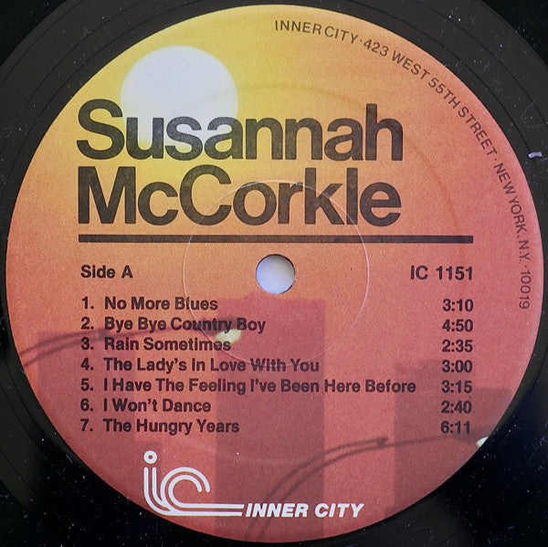 Susannah McCorkle - The People That You Never Get To Love - LP