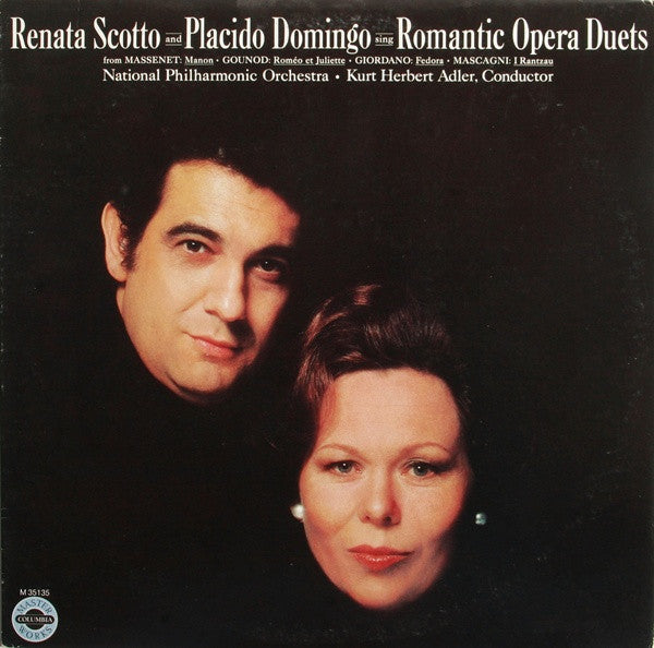 Renata Scotto And Placido Domingo With National Philharmonic Orchestra, Kurt Herbert Adler - Sing Romantic Opera Duets - LP