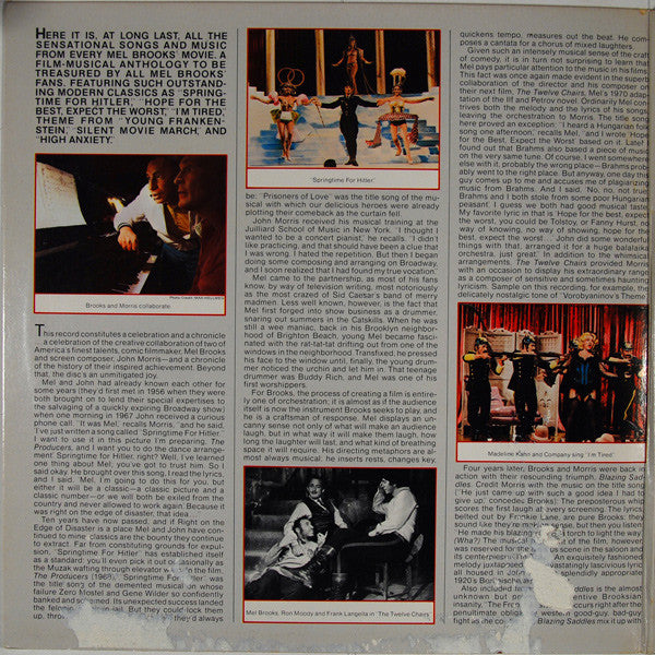 John Morris - High Anxiety - Original Soundtrack / Mel Brooks' Greatest Hits Featuring The Fabulous Film Scores Of John Morris - LP