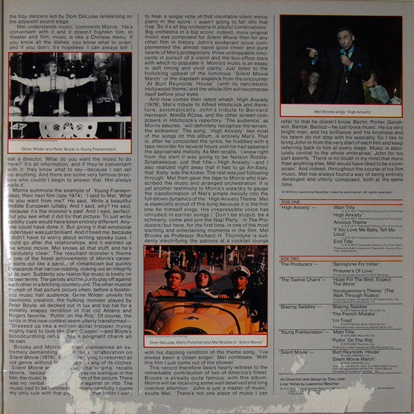 John Morris - High Anxiety - Original Soundtrack / Mel Brooks' Greatest Hits Featuring The Fabulous Film Scores Of John Morris - LP