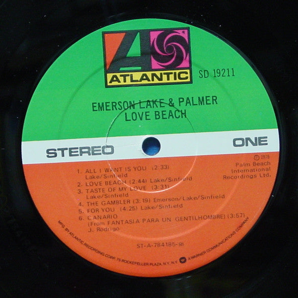 Emerson, Lake & Palmer - Love Beach - LP