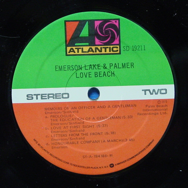 Emerson, Lake & Palmer - Love Beach - LP