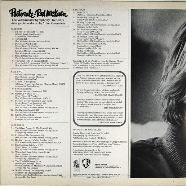 Rod McKuen - Pastorale - LP