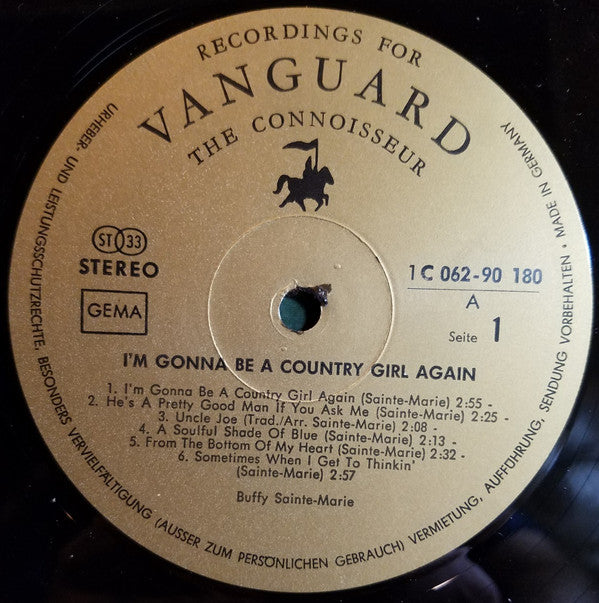 Buffy Sainte-Marie - I'm Gonna Be A Country Girl Again - LP