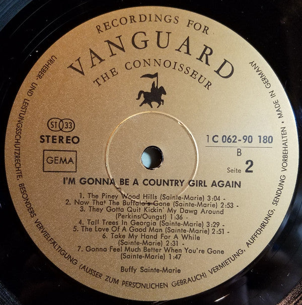 Buffy Sainte-Marie - I'm Gonna Be A Country Girl Again - LP