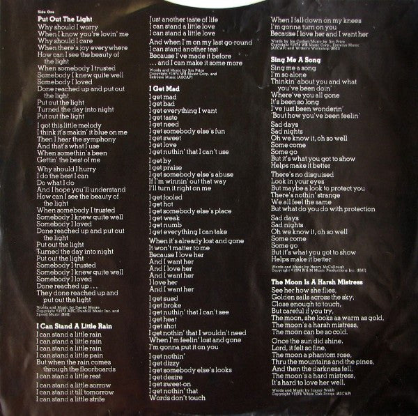 Joe Cocker - I Can Stand A Little Rain - LP