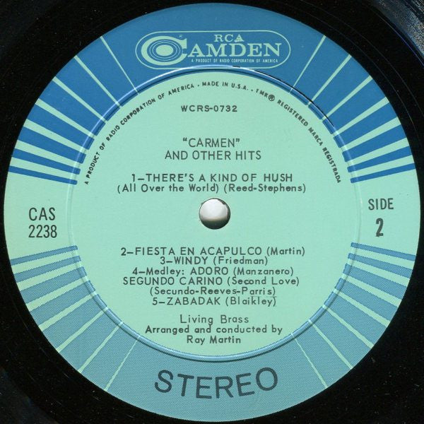 Living Brass - Carmen And Other Hits - LP