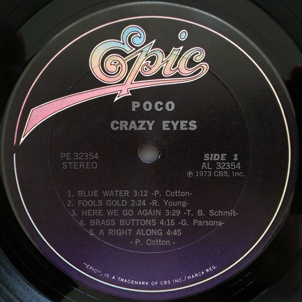 Poco  - Crazy Eyes - LP