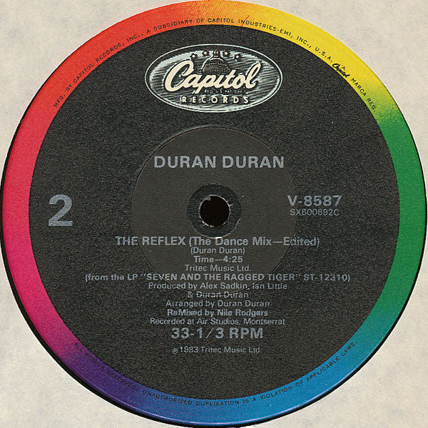 Duran Duran - The Reflex (The Dance Mix) - LP