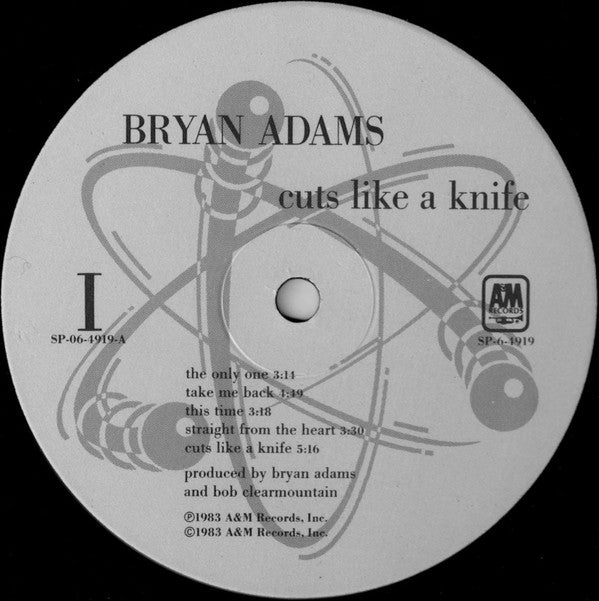 Bryan Adams - Cuts Like A Knife - LP