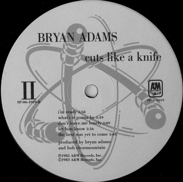 Bryan Adams - Cuts Like A Knife - LP
