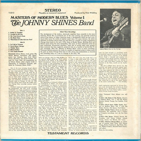 The Johnny Shines Band* - Masters Of Modern Blues Volume 1 - LP