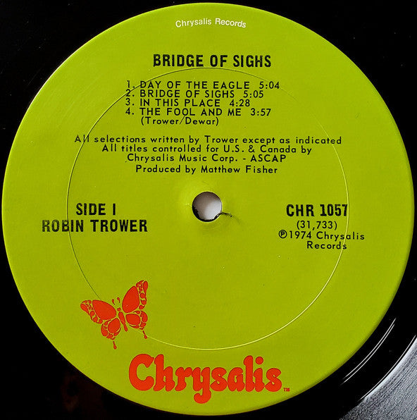 Robin Trower - Bridge Of Sighs - LP