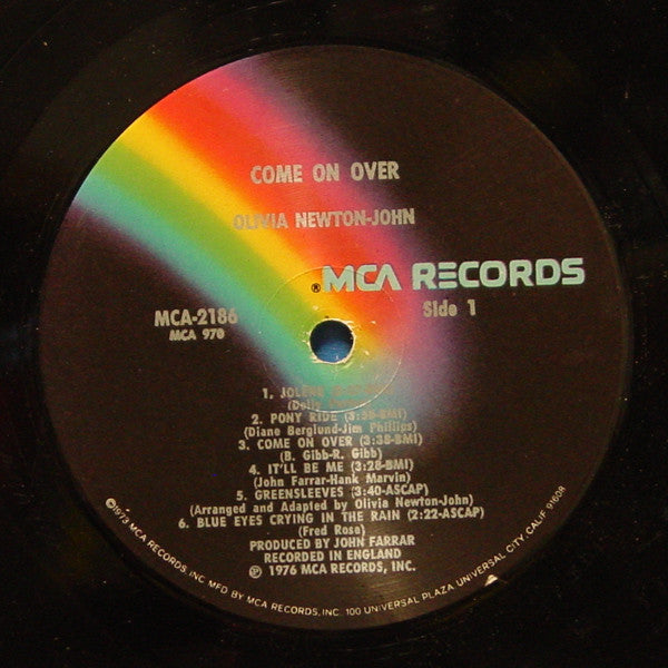 Olivia Newton-John - Come On Over - LP