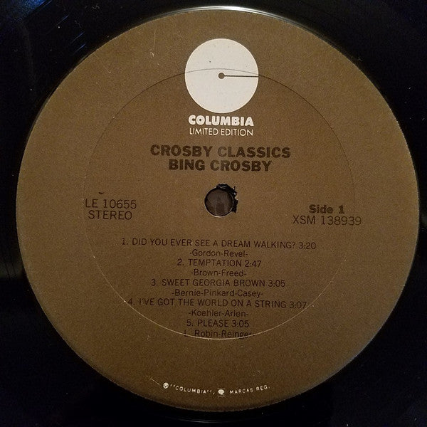 Bing Crosby - Crosby Classics - LP
