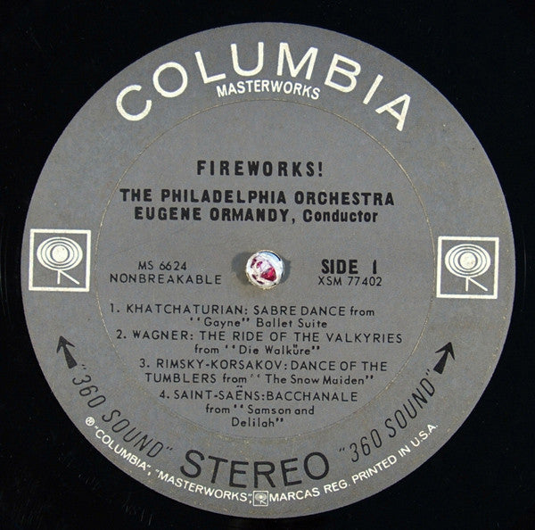 Eugene Ormandy Conducts The Philadelphia Orchestra - Fireworks! - LP
