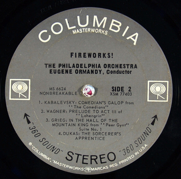 Eugene Ormandy Conducts The Philadelphia Orchestra - Fireworks! - LP