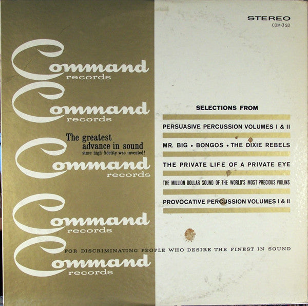 Unknown Artist - Selections From Provocative Percussion Volumes I & II - LP