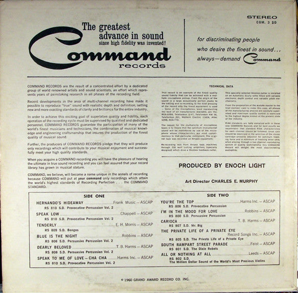 Unknown Artist - Selections From Provocative Percussion Volumes I & II - LP