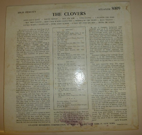 The Clovers - The Clovers - LP