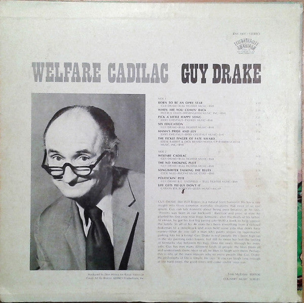 Guy Drake - Welfare Cadilac - LP