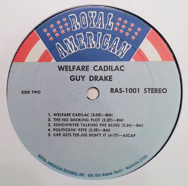 Guy Drake - Welfare Cadilac - LP