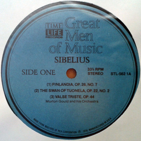 Jean Sibelius - Great Men Of Music - LP